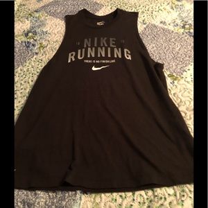 Nike Running Tank “There is no Finish Line” NWOT
